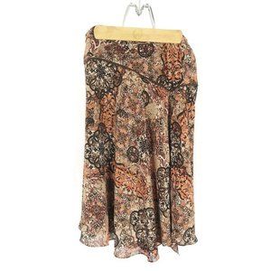 (Q3-19) Emma Jeans Petite Sz 6 Flare Skirt Lined